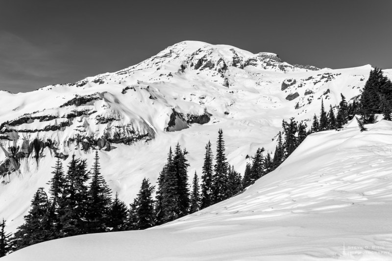 Winter, Mount Rainier, Washington, 2016