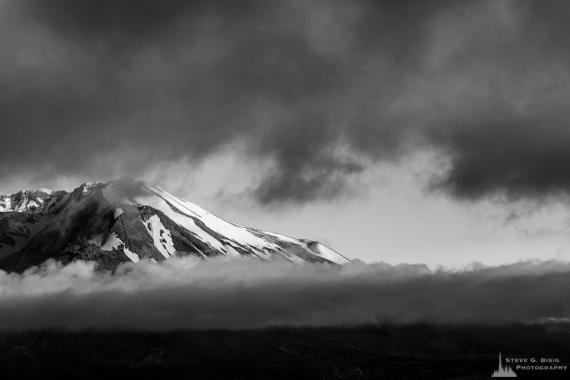 Shrouded by Clouds, Mount Saint Helens, Washington, 2016