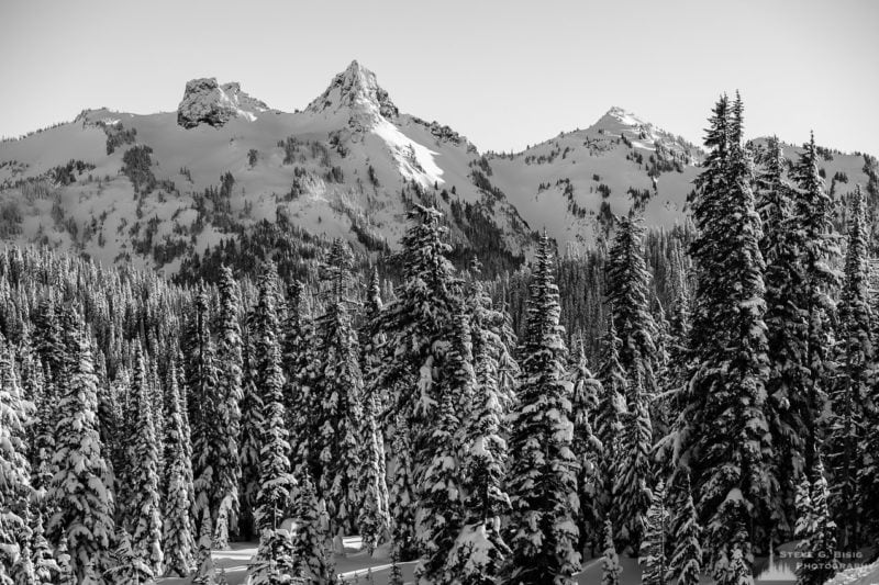 Winter, Tatoosh Range, Paradise, Mount Rainier, Washington, 2017