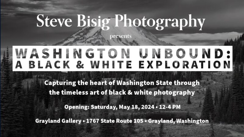 Capturing the heart of Washington State through timeless black and white photography.