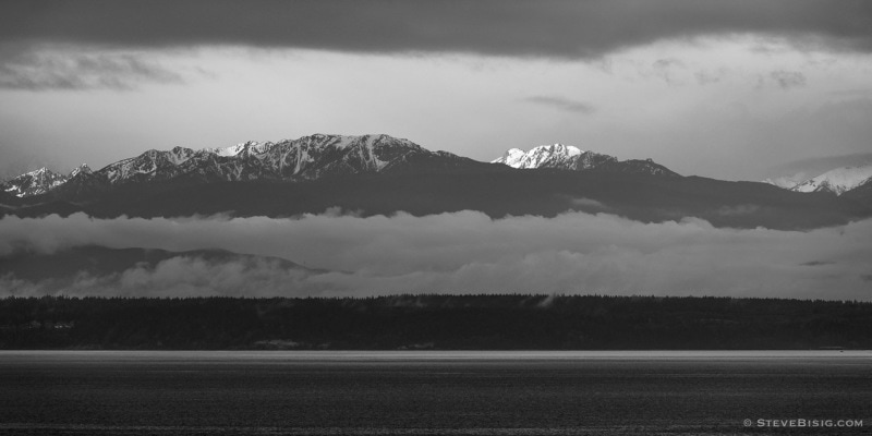 Olympic Mountains, Fort Casey State Park, Washington, 2014
