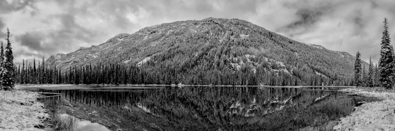 Tacquala Lake Panorama, Kittitas County, Washington, 2012
